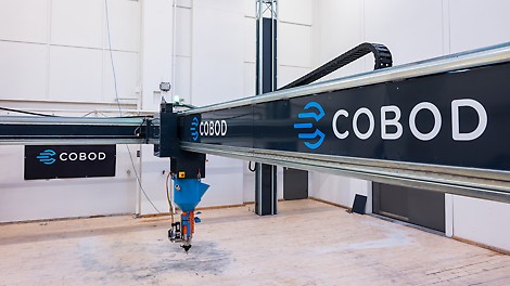 Each BOD2 printer is made up of a gantry system with several 2.5 m modules and can be configured flexibly in all 3 dimensions. 