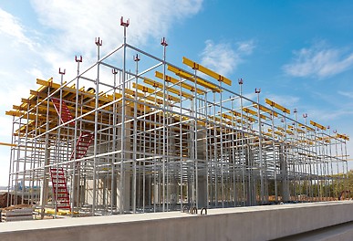  Объемные леса KUB ST для возведения высоких перекрытий 