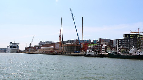 Clarion-hotelli Clarion-hotelli valmistuu Jätkäsaareen, Länsisataman kupeeseen.