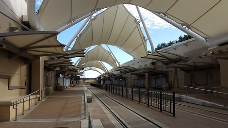 PERI supplied the concrete forms for the construction of several TEXRail stations in Dallas, Texas