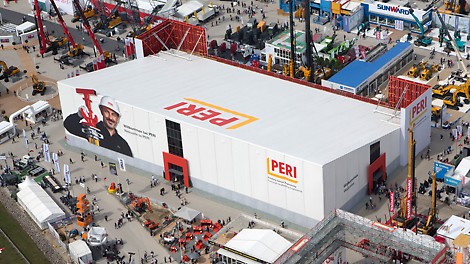 In the PERI exhibition hall, the more than 500,000 trade visitors can find out more about new products from PERI