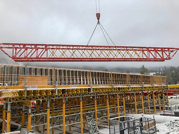 Fv251 Hellefossbrue VRB fagverksdrager og VST tunglasttårn CNC-bueskiver Multiprop GT 24 tredrager VST tårn Prokit forskaling engineering infrastruktur