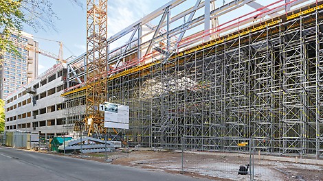 PERI UP Flex Shoring Tower Maximum adaptability with uniform grid size in all three dimensions