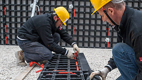 Work processes are quick due to simple formwork rules and quiet, straightforward applications without a hammer.