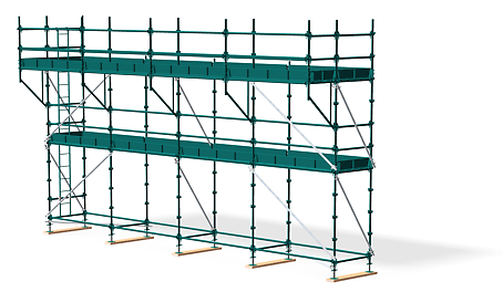 Used throughout South Africa, QUICKSTAGE has been tried and tested and is the preferred cost-effective solution for façade scaffolding for contractors. The system incorporates various components that allow for any configuration required.
