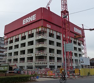 Biozentrum Uni Basel, RCS Kletterschutzwand im Einsatz