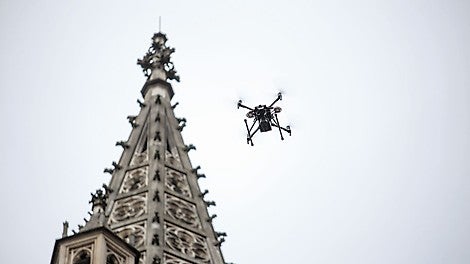 3D model from the air: Moselcopter GmbH performs scaled measurements for various application areas using drones.