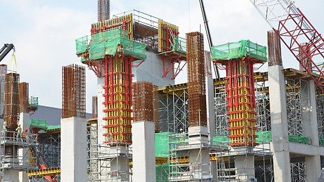 PERI offers a wide and colorful range of formwork and scaffolds for many applications