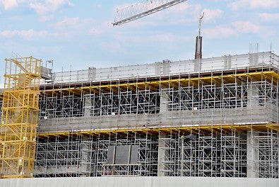 PERI UP MD (PS100) consists of minimal components, enabling intuitive installation