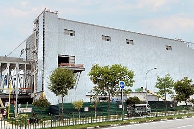 Site progress March 2025, almost completion