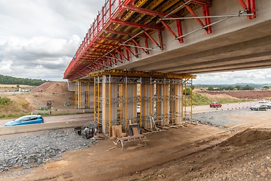 Efficient formwork and falsework for one of Scotland’s busiest roads.