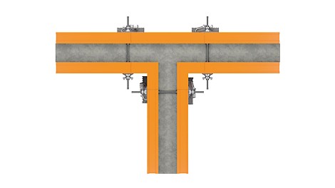 80 элемент разработан специально для опалубливания отходящих стен без использования бруса и деревянных вставок.