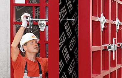 New working time reference values for panel formwork PERI - press release - New working time reference values for panel formwork