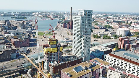 Loiston rakennusvaihetta kesällä 2019.