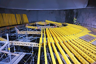 Bekkelaget renseanlegg reis PERI UP Trio systemforskaling Trio systemforskaling PERI UP flex reis Multiflex dekke forskalingsdrager CB klatreforskaling RS strekk-trykk støtter Multiprop aluminium dekkestøtte stillas