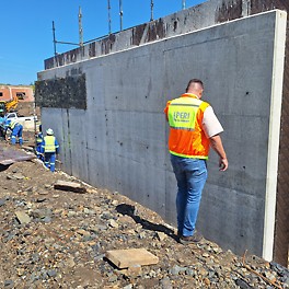 The Brick Works PERI on site offering site support,