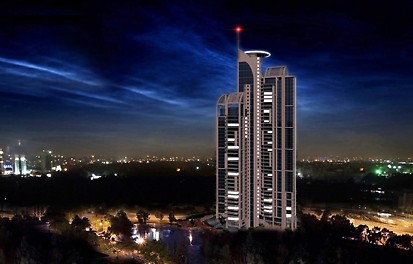 The skyhigh in Night