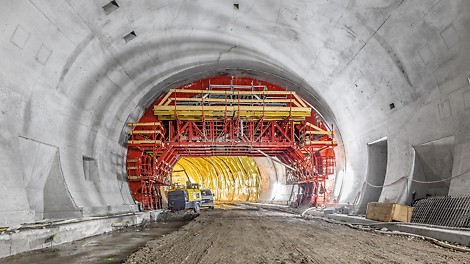 Technici firmy PERI z Rakouska ve spolupráci s PERI Infrastructure Sales Support Unit vyvinuli inovativní řešení na míru projektu.