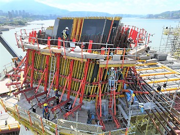 淡江大橋(Danjiang Bridge Project)現場写真(2023年8月22日撮影)