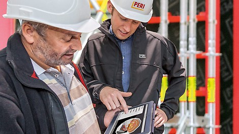 BIM has been common practice at PERI The specially developed PERI project data management system (PDM) allows PERI employees around the world to work together on projects