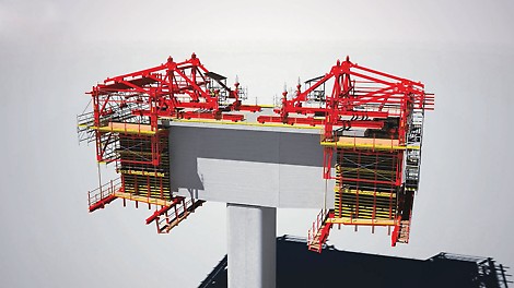 Bis zu 5,75 m große Segmente.