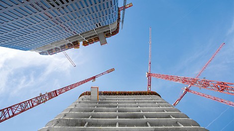 Bavaria Towers, München - Wand-, Stützen- und Deckenschalung aus einer Hand