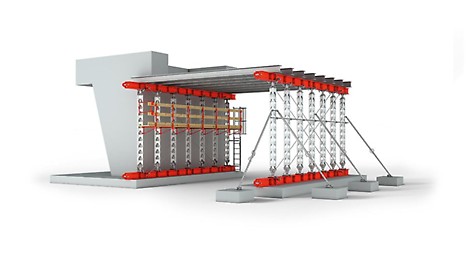 PERI Schwerlaststütze HD 200 - die leichte Stütze für Lasten bis zu 200 kN<br/>