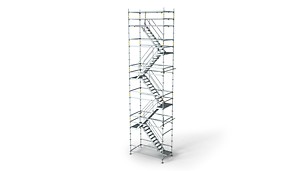 La escalera de andamio ligera para soluciones de acceso flexibles