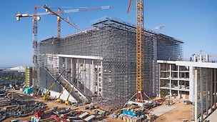 Αντισεισμική λύση υποστύλωσης για το  Κέντρου Πολιτισμού Ίδρυμα Σταύρος Νιάρχος στην Αθήνα. Σχεδιασμός από τον αρχιτέκτονα Renzo Piano.