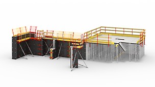 Die universelle Leichtschalung für Wände, Fundamente, Säulen und Decken