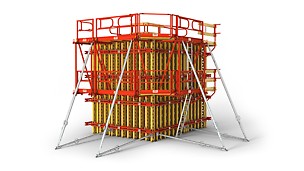 Fleksibel veggforskaling, også for høye arkitektoniske krav til betongoverflate
