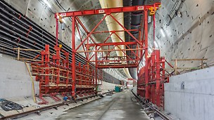 Progetti PERI, Tunnel sulla State Route 99, Seattle: i getti di prima fase