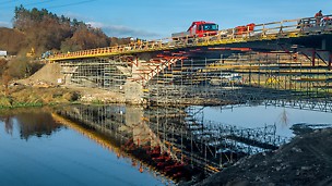 Rekonstrukce mostu pod obcí Dolany