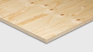 FinNaPly Sperrholzplatte von PERI besteht aus einem 7-fachen Aufbau aus nordischen Fichtenfurnieren.