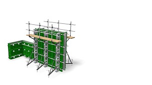 ECONOMYFORM Wall Formwork - Flexible wall formwork with a variety of panel sizes and components allowing for any forms to be made