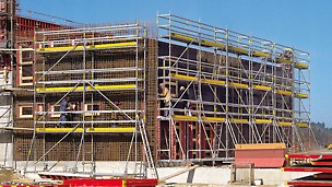 PERI UP Rosett Reinforcement: Modular principle: Reinforcement Scaffold without anchors 
