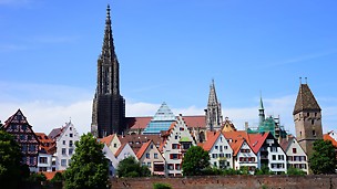 Mit über 500.000 Einwohnern ist die Region Ulm die perfekte Alternative zu den Ballungsräumen.