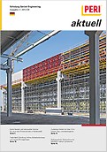 Cover der 2. Ausgabe des Kundenmagazins PERI aktuell Deutschland für das Jahr 2013