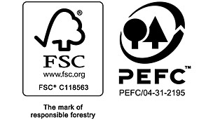 Aki, mint a PERI is, fából készült termékeket értékesít minősített termőterületről, egyértelművé teheti ezt a végtermékén, a PEFC vagy FSC© logók csatolásával. 
