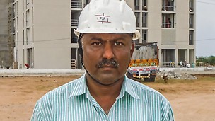 Jigar Sha, stavbyvedoucí, PSP Projects Pvt. Ltd., Gujarat, Indie