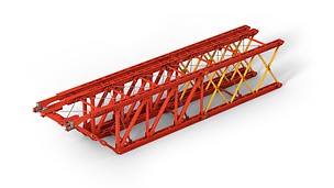 Der Rüstbinder setzt sich aus verschiedenen last- und längenoptimierten Rahmentypen zusammen, die durch entsprechende Kombinationen stufenlos jede Spannweite ermöglichen.
