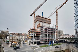 In de zakelijke wijk aan de Wetstraat wordt met man en macht gewerkt aan één van de meest prestigieuze vastgoedprojecten ooit in Brussel: The One Brussels Europa. 
