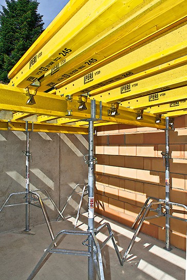 The formwork girders as well as the respective spacings are selected according to project-specific requirements. Thus, MULTIFLEX stands for cost-effective working operations for every ground plan.