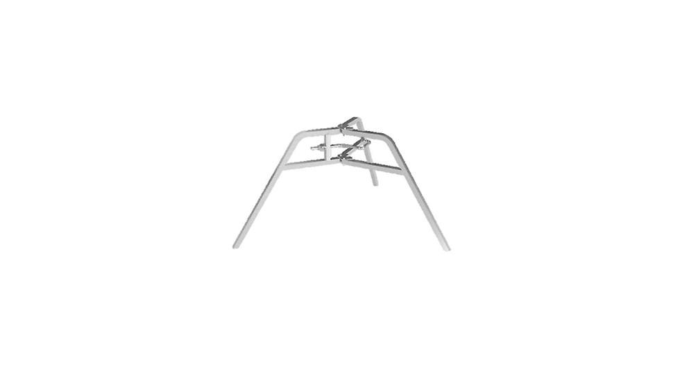Universal tripod, the erection aid for slab props