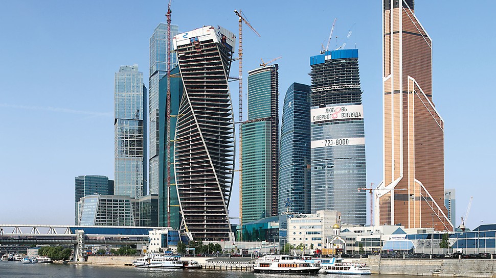 Evolution Tower Moskau - Der Evolution Tower ist Teil von Moskaus aufstrebendem, internationalem Handelszentrum „Moscow City“ – realisiert mit PERI Know-how.