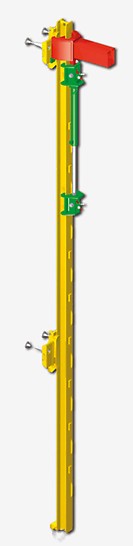 PERI 爬昇機關是所有 ACS 變體的核心。 正向驅動棘爪系統以 0.5 m/min 的提升速度安全自動地運行。