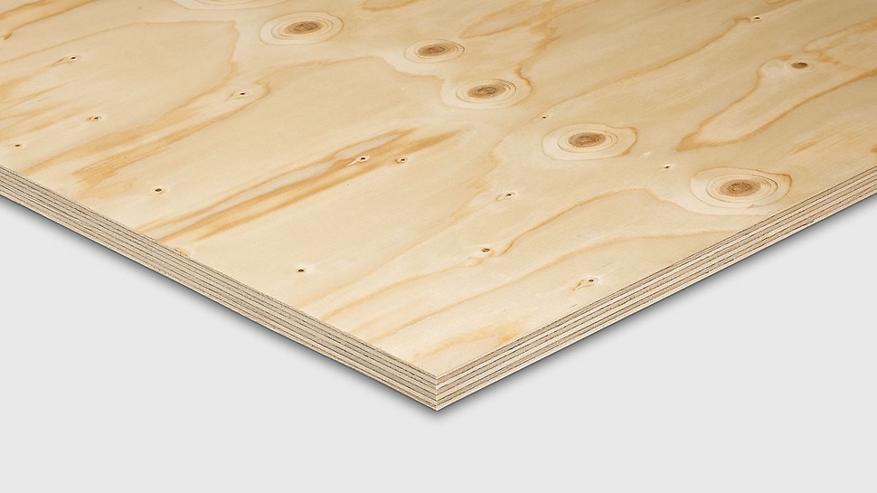 FinNaPly plywood from PERI has a 7-ply construction from Nordic spruce veneers.