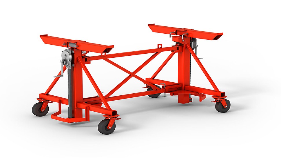 Table Striking and Transportation Trolley: Easy and simple moving of slab tables