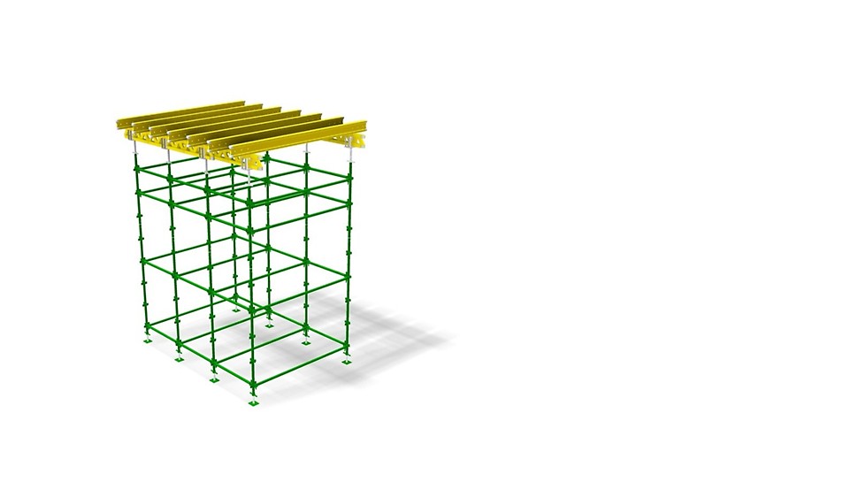 QUICKSTAGE Shoring. Support for all types of decking forms with a max. load capacity of 40kN