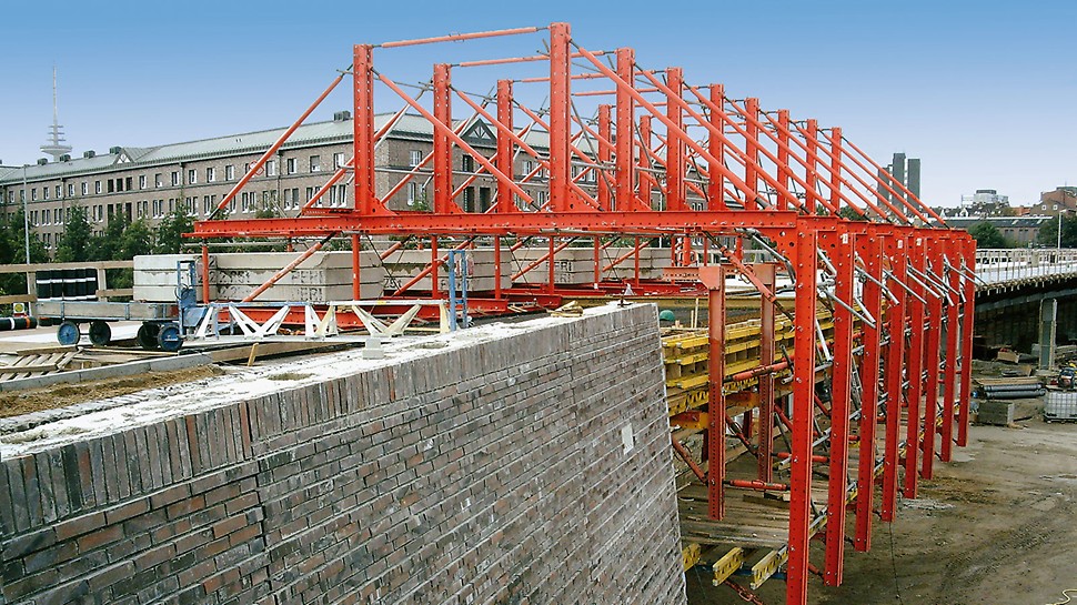 The VGW can be adapted to accomodate a wide range of cantilevered parapet geometries.